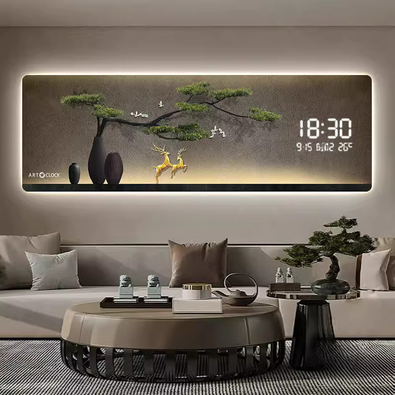 dong ho tranh tuong 120 40 cc52 02