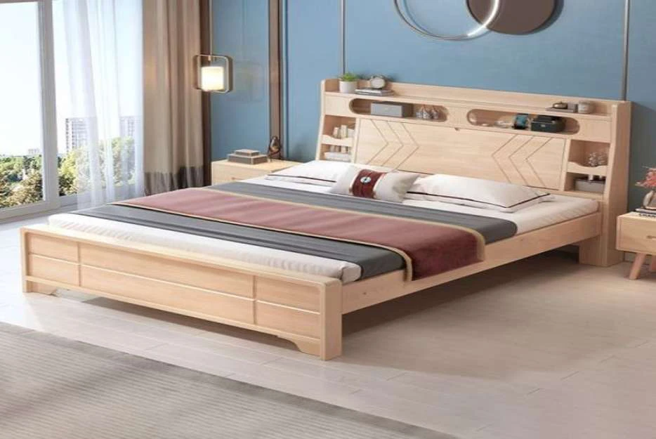 Mẫu giường gỗ đẹp hiện đại tại Sơn Trà Đà Nẵng hot nhất 2026 4 Giường gỗ đẹp hiện đại tại Sơn Trà Đà Nẵng đơn giản