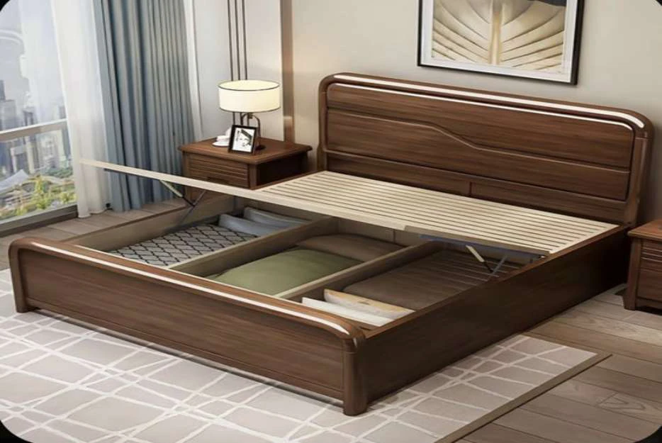 Mẫu giường gỗ đẹp hiện đại tại Sơn Trà Đà Nẵng hot nhất 2026 8 Giường gỗ đẹp hiện đại tại Sơn Trà Đà Nẵng có hộc giường
