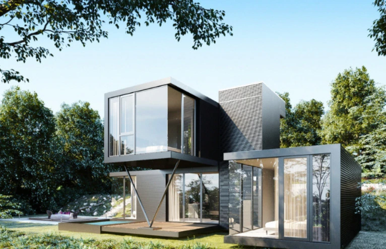 Nhà tiền chế 80m2 phong cách châu Âu