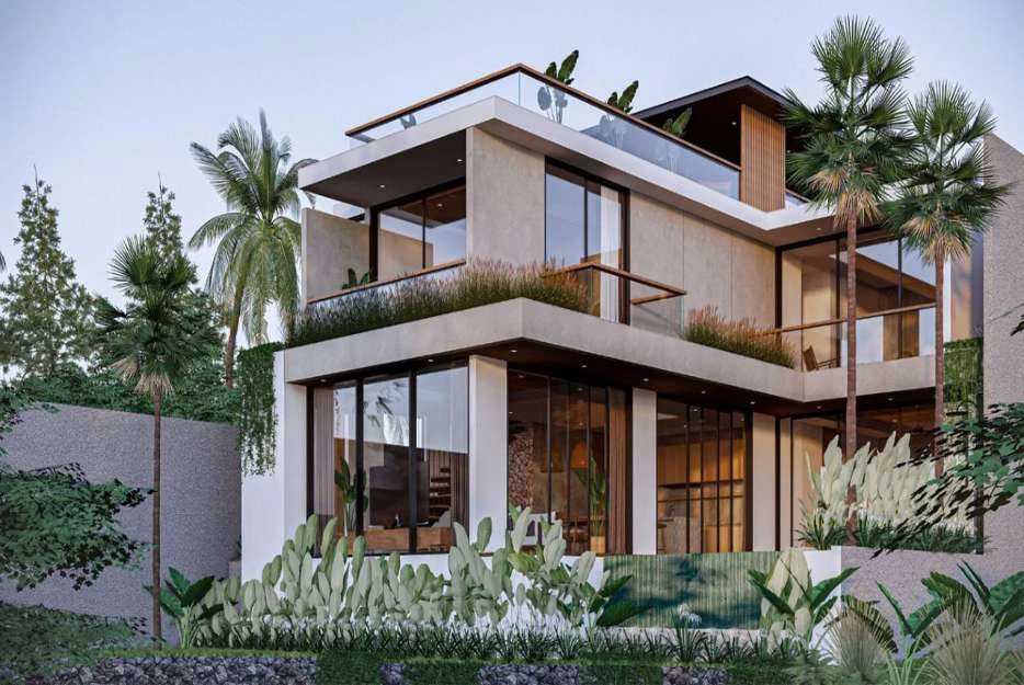 Thi công biệt thự 500m2 tại Đà Nẵng 1 Thi công biệt thự 500m2 tại Đà Nẵng hiện đại