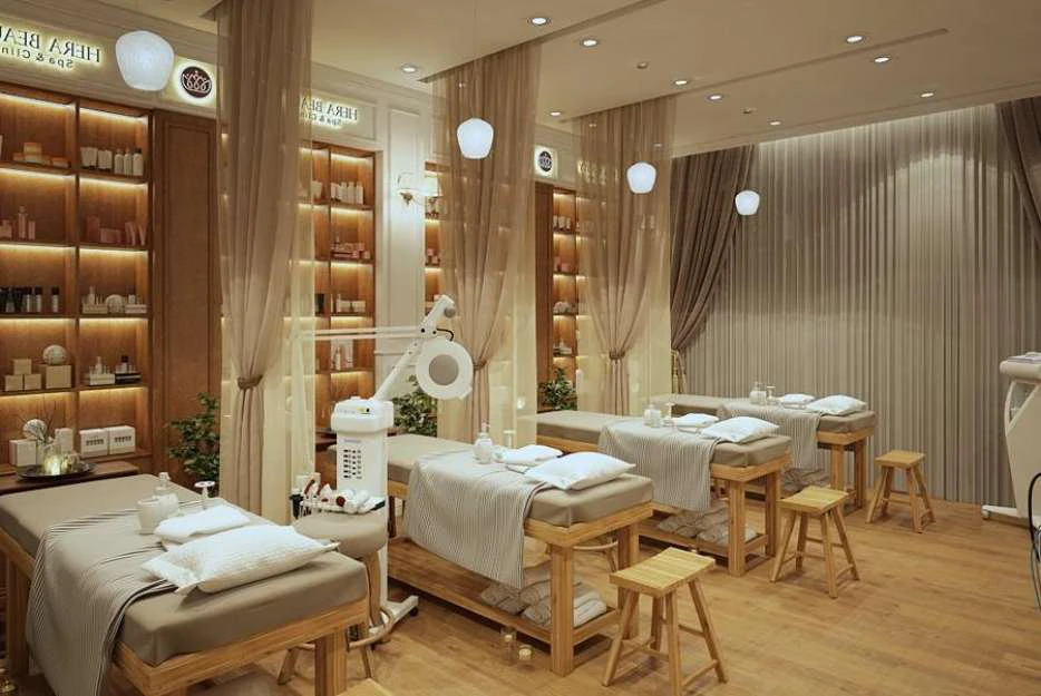 Thiết kế spa gội đầu dưỡng sinh mini Đà Nẵng