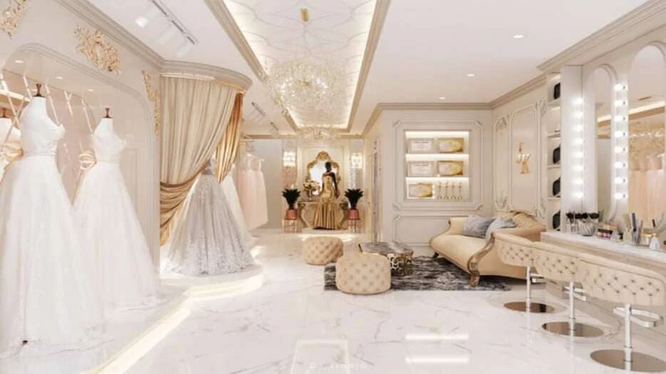 Đặc điểm nổi bật - Thiết kế thi công studio áo cưới Đà Nẵng