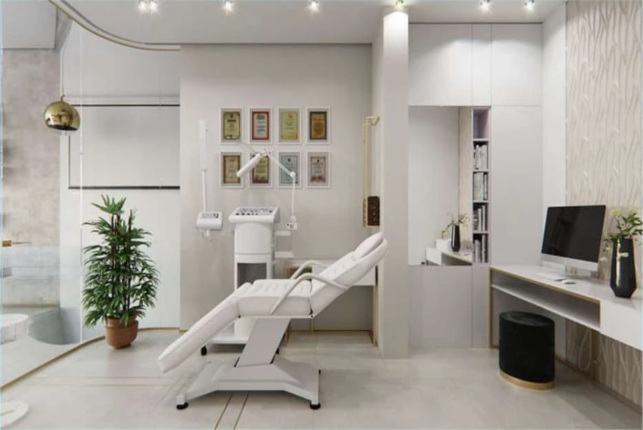 Thiết kế thi công tiệm phun xăm nhỏ Đà Nẵng đơn giản