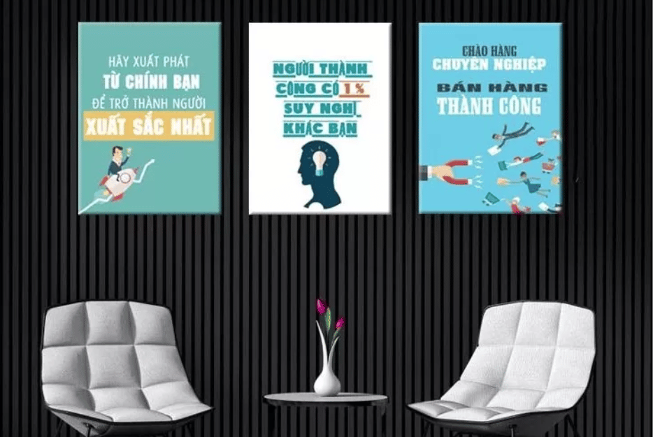 Tranh cổ động văn phòng làm việc Đà Nẵng