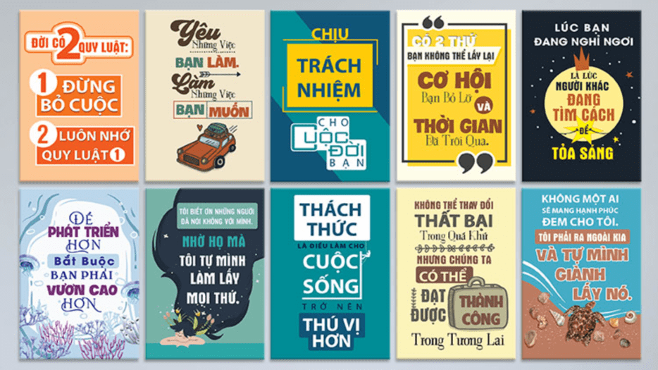 Tranh cổ động văn phòng làm việc tại Đà Nẵng