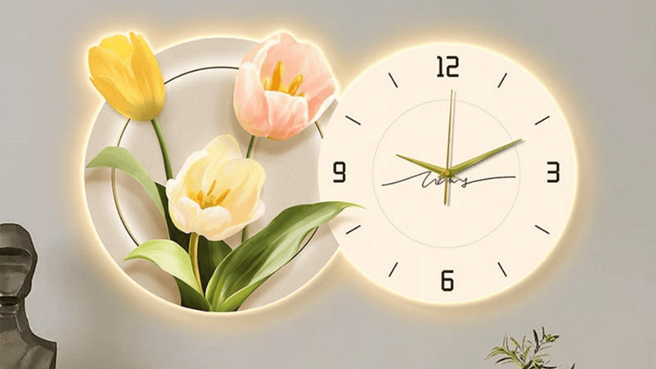 Tranh đồng hồ tráng gương khổ lớn tại Đà Nẵng
