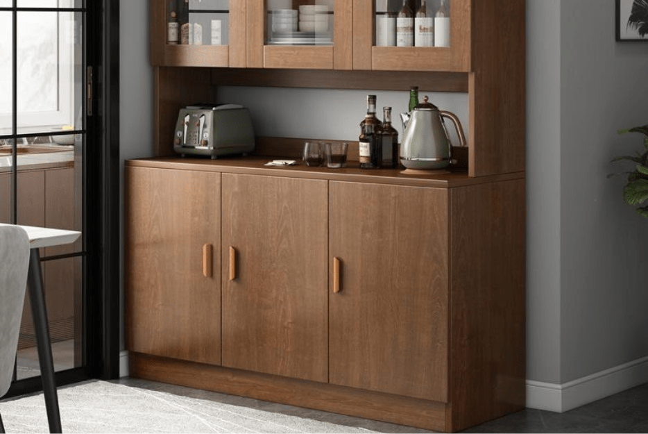 TOP 8 MẪU TỦ BẾP ĐỨNG TẠI QUẬN SƠN TRÀ ĐÀ NẴNG 7 Tủ bếp đứng acrylic bóng gương sang trọng Đà Nẵng