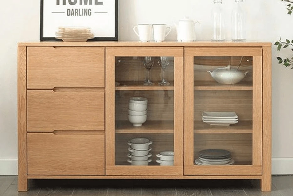 TOP 8 MẪU TỦ BẾP ĐỨNG TẠI QUẬN SƠN TRÀ ĐÀ NẴNG 2 tủ bếp đứng gỗ tự nhiên nâu nhạt