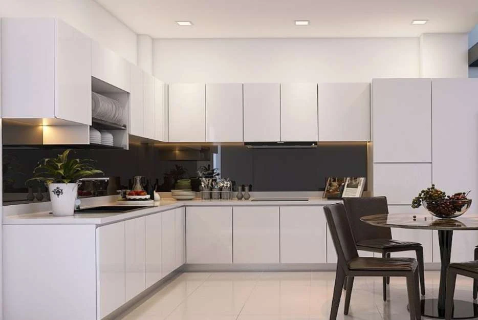 Tủ bếp gỗ công nghiệp tại Thanh Khê Đà Nẵng