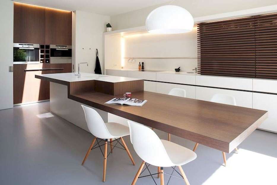 Mẫu tủ bếp kết hợp bàn ăn tại quận Hải Châu Đà Nẵng hot nhất 2024 4 Tủ bếp kết hợp bàn ăn tại quận Hải Châu Đà Nẵng