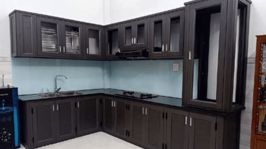 Tủ bếp nhôm PMA tại quận Hải Châu Đà Nẵng