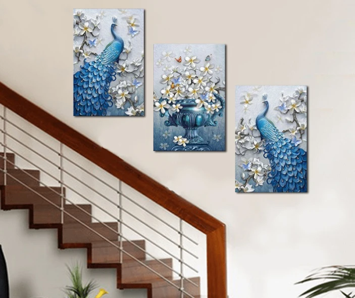 Tranh tráng gương treo cầu thang TP.HCM