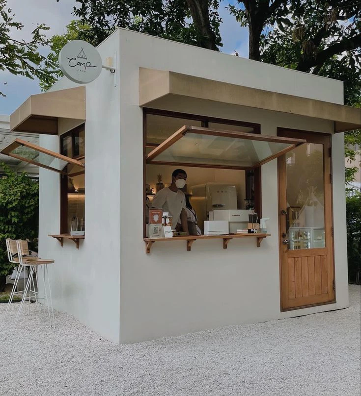 THI CÔNG QUÁN TRÀ SỮA GIÁ RẺ HUẾ 7 Thiết kế thi công quán trà sữa giá rẻ takeaway