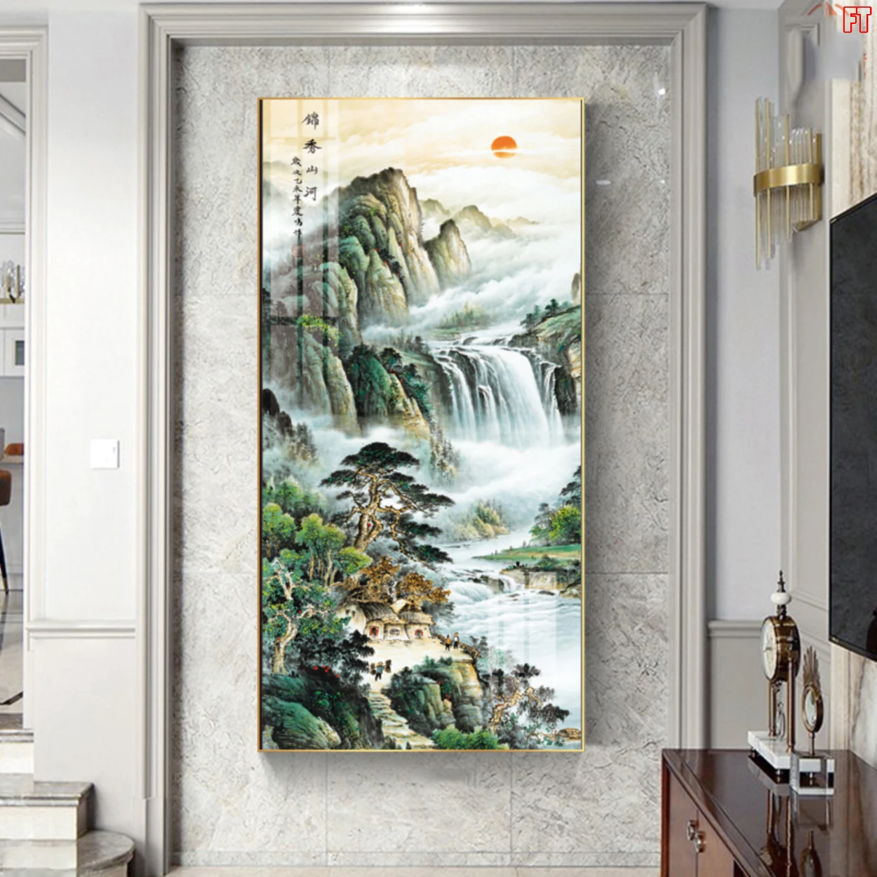 In tranh tráng gương sơn thủy hữu tình Bình Dương