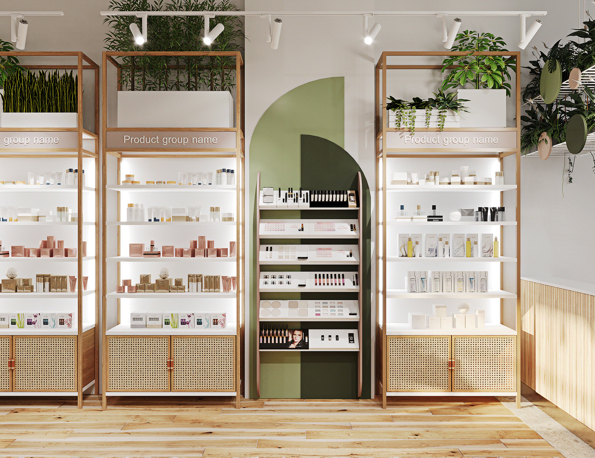 Phong Cách Thi Công Shop Mỹ Phẩm Hội An Diện Tích Nhỏ