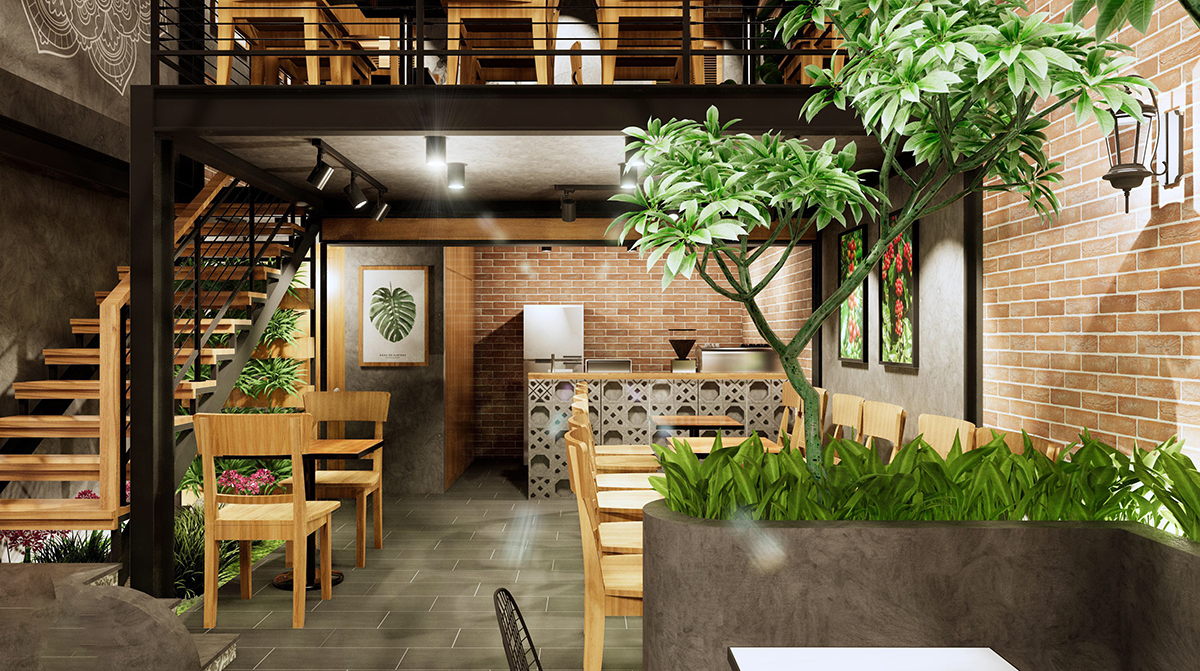 Thi Công Quán Cafe Tiền Chế Hội An