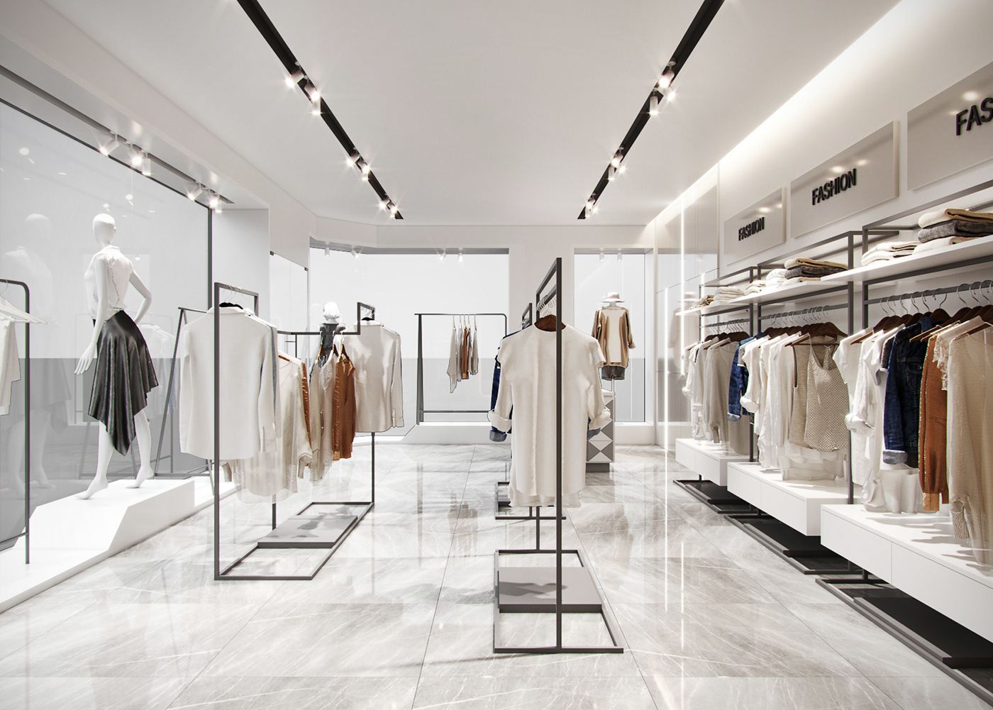 Thi công shop thời trang Đà Nẵng