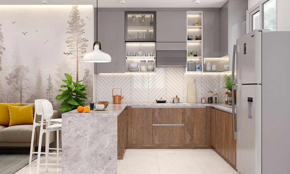 Thi công tủ bếp giá rẻ Đà Nẵng 3 Thi công nội thất căn hộ Đà Nẵng
