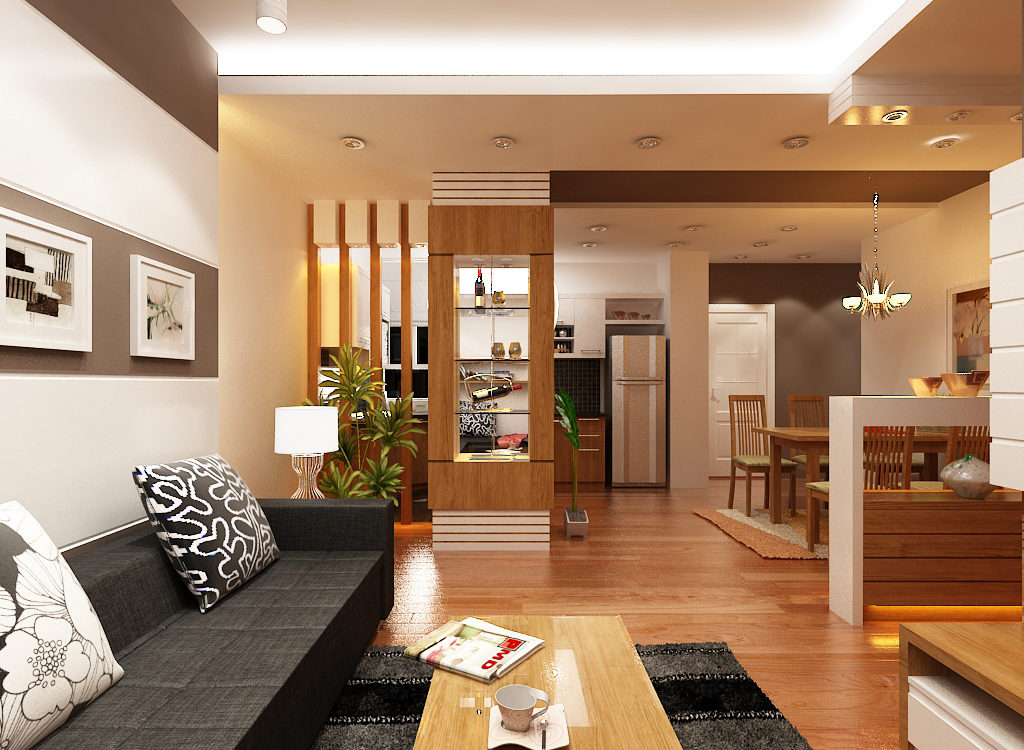 Thi Công Nội Thất Gỗ Công Nghiệp Hội An phòng bếp 