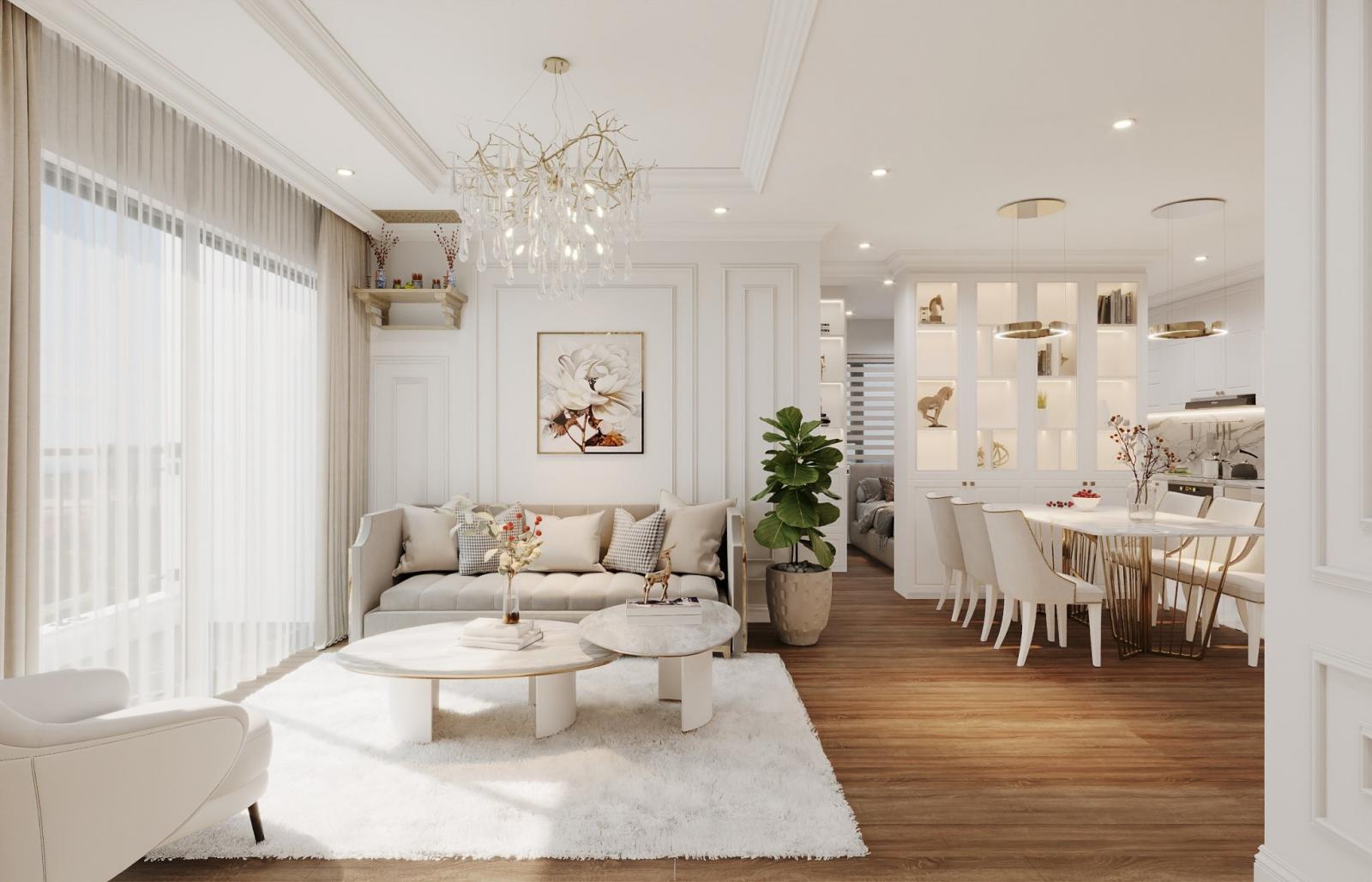 THIẾT KẾ THI CÔNG NỘI THẤT CĂN HỘ CHUNG CƯ HUẾ 3 Lựa chọn vật liệu nội thất chất lượng