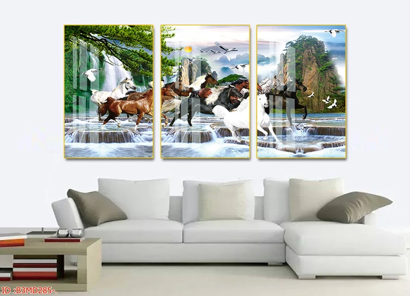 Tranh tráng gương Mã đáo thành cồng Cà Mau