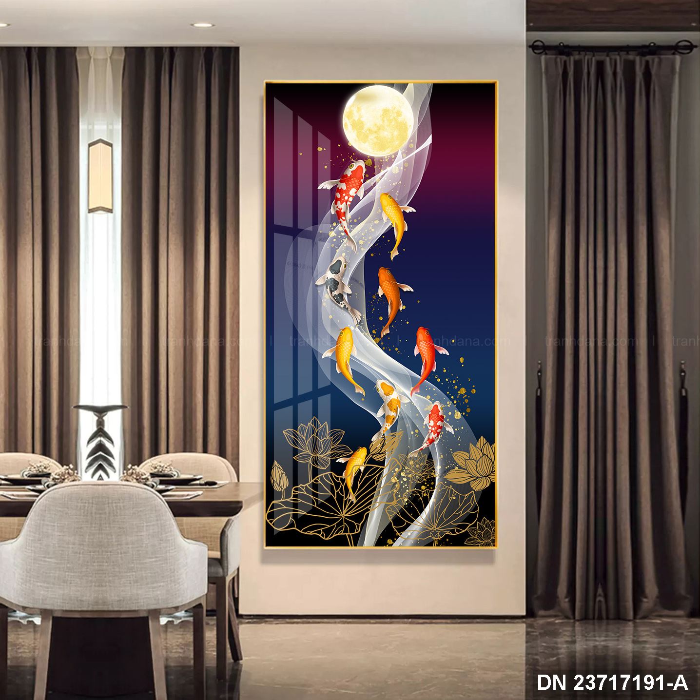 Tranh tráng gương treo tường Huế 2026 2 Sự phổ biến và ứng dụng của tranh tráng gương treo tường Huế hiện nay