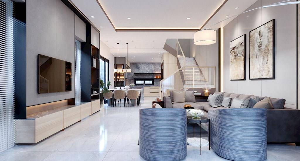10 Mẫu Thiết Kế Thi Công Nội Thất Hiện Đại Huế Bạn Nên Biết 6 Thi Công Nội Thất Hiện Đại Huế Nhà Phố Hiện Đại Sang Trọng