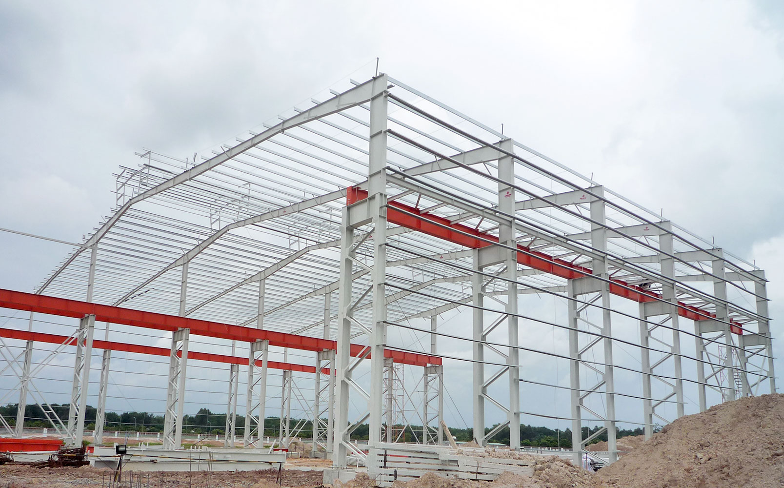 Thi công nhà xưởng khung thép tiền chế Đà Nẵng