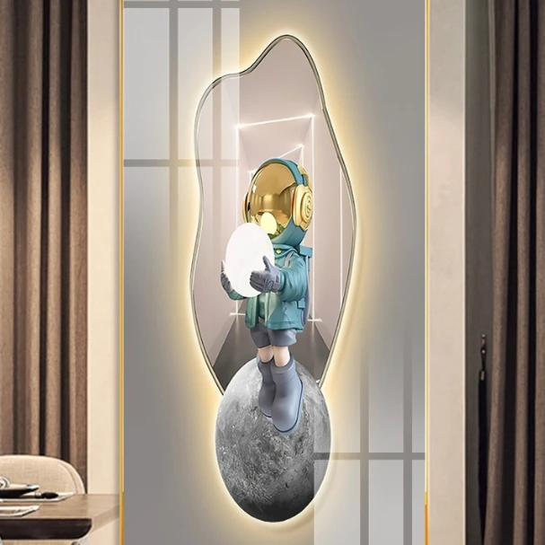 Tranh Quảng Trị đèn LED nghệ thuật Phi Hành Gia