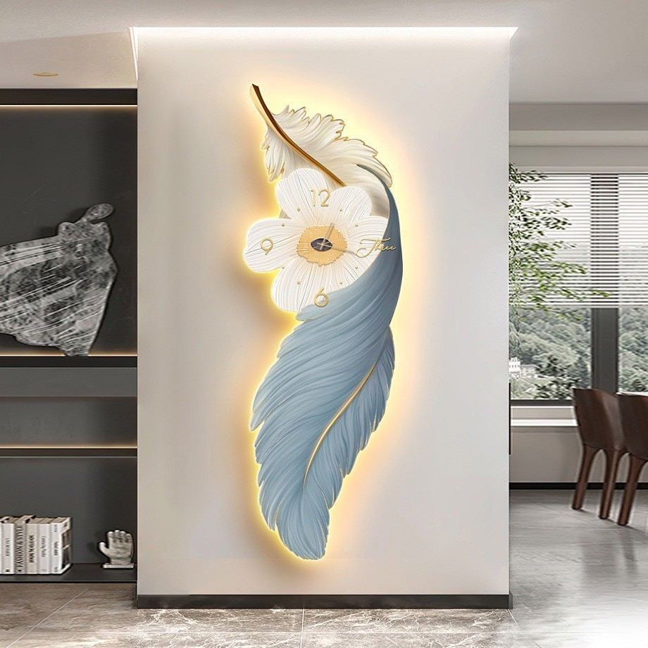 Tranh LED tráng gương Đà Nẵng lông vũ