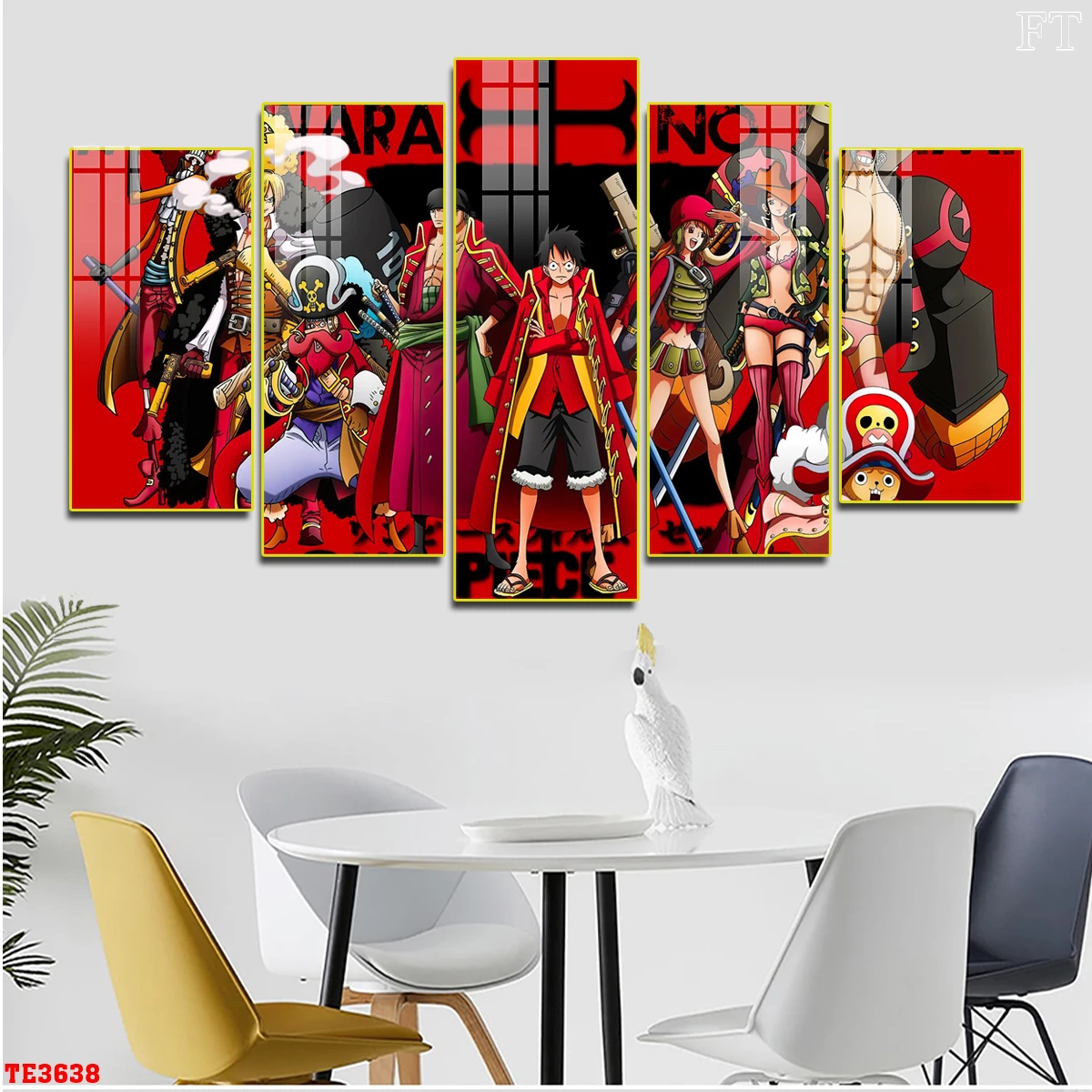 Mẫu tranh tráng gương One Piece uy tín tại Hải Dương