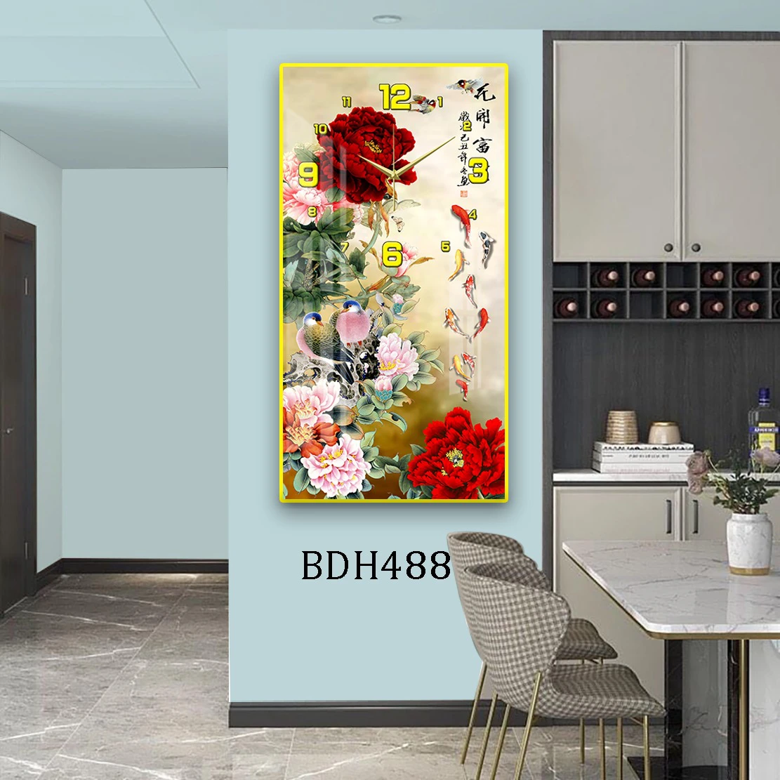 Tranh Đồng Hồ Tráng Gương Đà Nẵng Tri Ân Thầy Cô - Sản Phẩm Độc Đáo Cho Không Gian Sống 4 Tranh đồng hồ tráng gương Đà Nẵng