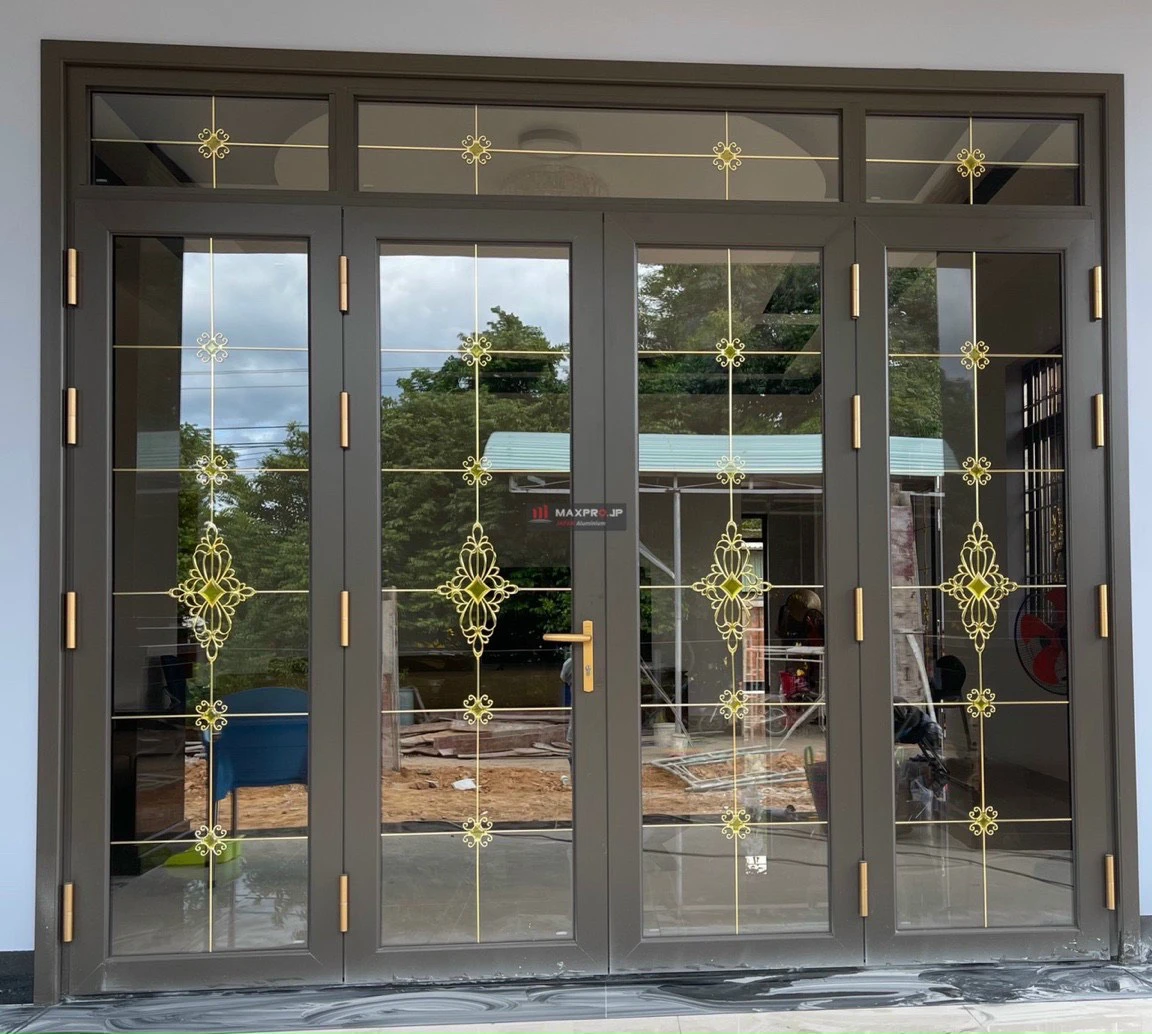 Cửa nhôm bốn cánh đẹp Đà Nẵng