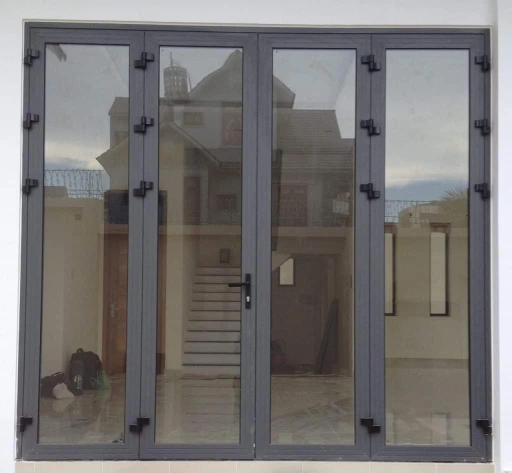 Cửa nhôm bốn cánh đẹp Đà Nẵng