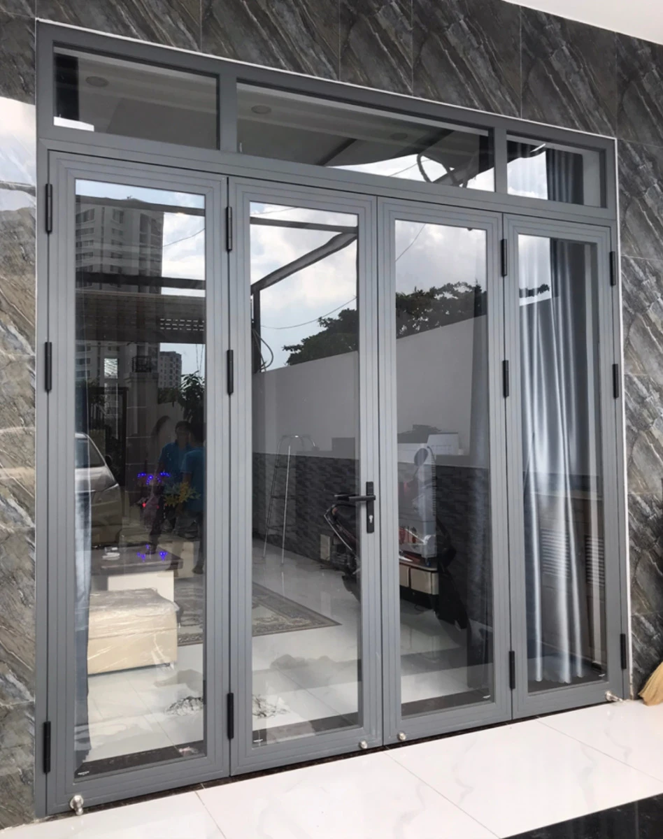 Cửa nhôm bốn cánh đẹp Đà Nẵng