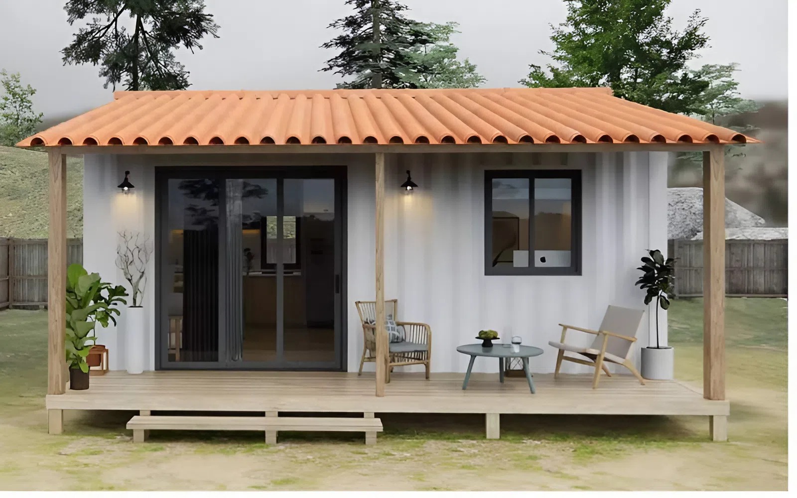 Nhà tiền chế 20m2 Huế thiết kế đơn giản, tiện nghi, dễ ứng dụng thực tế