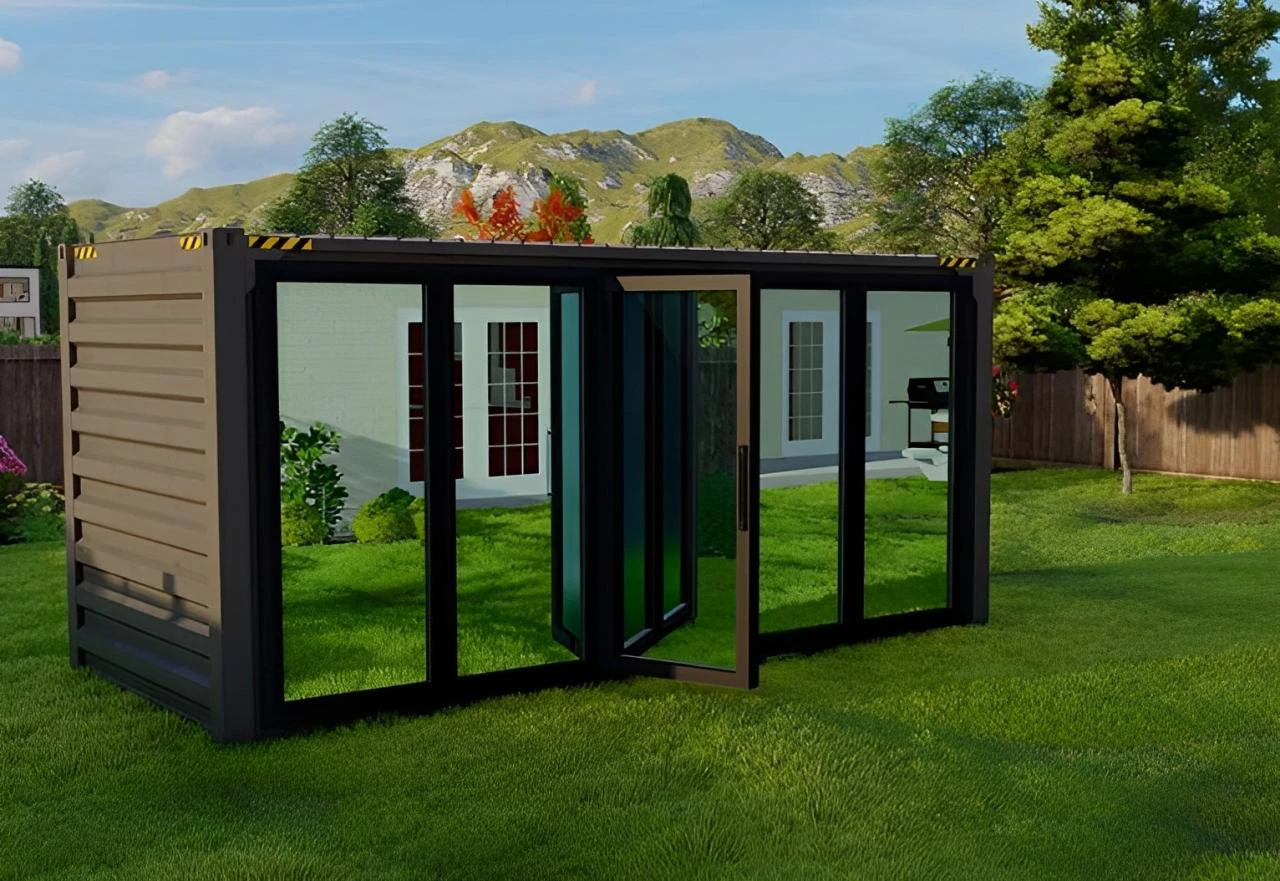 10+ Mẫu Nhà Tiền Chế 30m2 Huế Hiện Đại 2 Mẫu nhà tiền chế 30m2 Huế kiểu chữ L