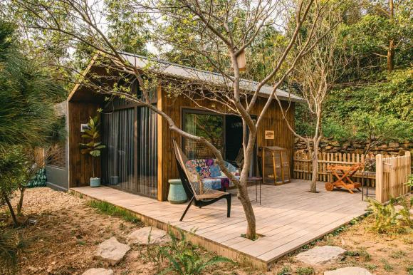 10+ Mẫu Nhà Tiền Chế 30m2 Huế Hiện Đại 4 Mẫu nhà tiền chế 30m2 Huế kết hợp sân vườn, không gian sống xanh mát