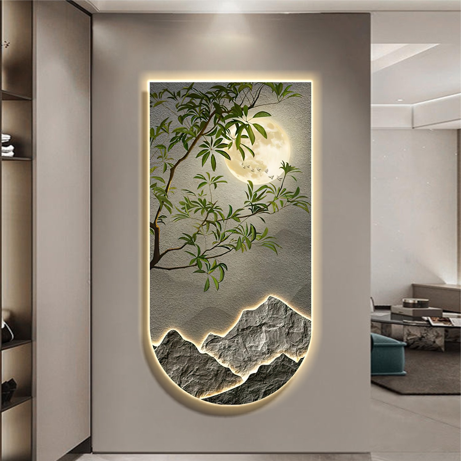Tranh Cà Mau phong thủy 3D LED