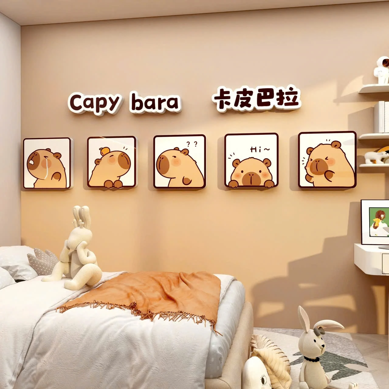 Gợi ý 10+ Tranh Đà Nẵng Capybara Dễ Thương Phòng Ngủ 4 Tranh Đà Nẵng capybara dễ thương phòng ngủ