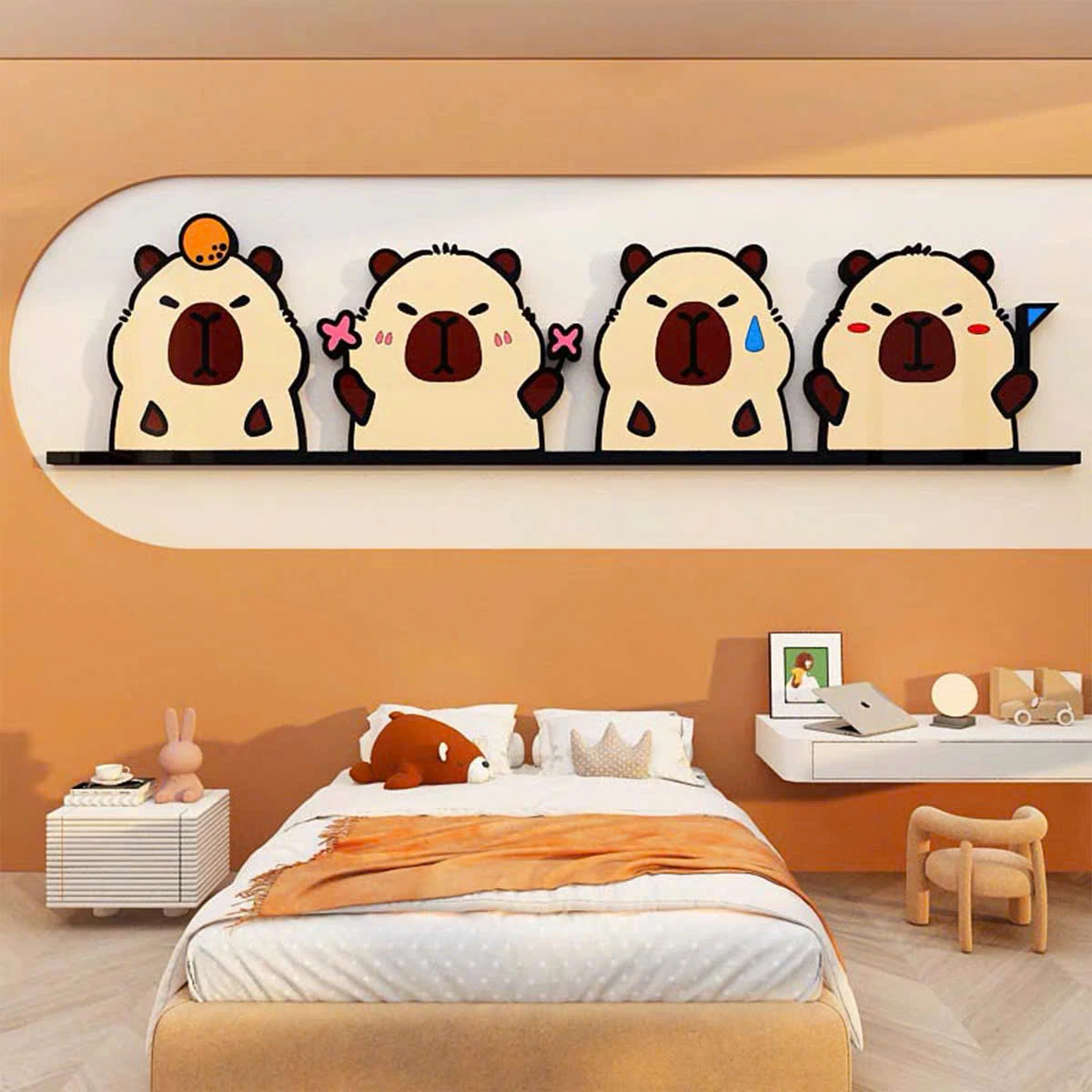 Gợi ý 10+ Tranh Đà Nẵng Capybara Dễ Thương Phòng Ngủ 3 Tranh Đà Nẵng capybara dễ thương phòng ngủ