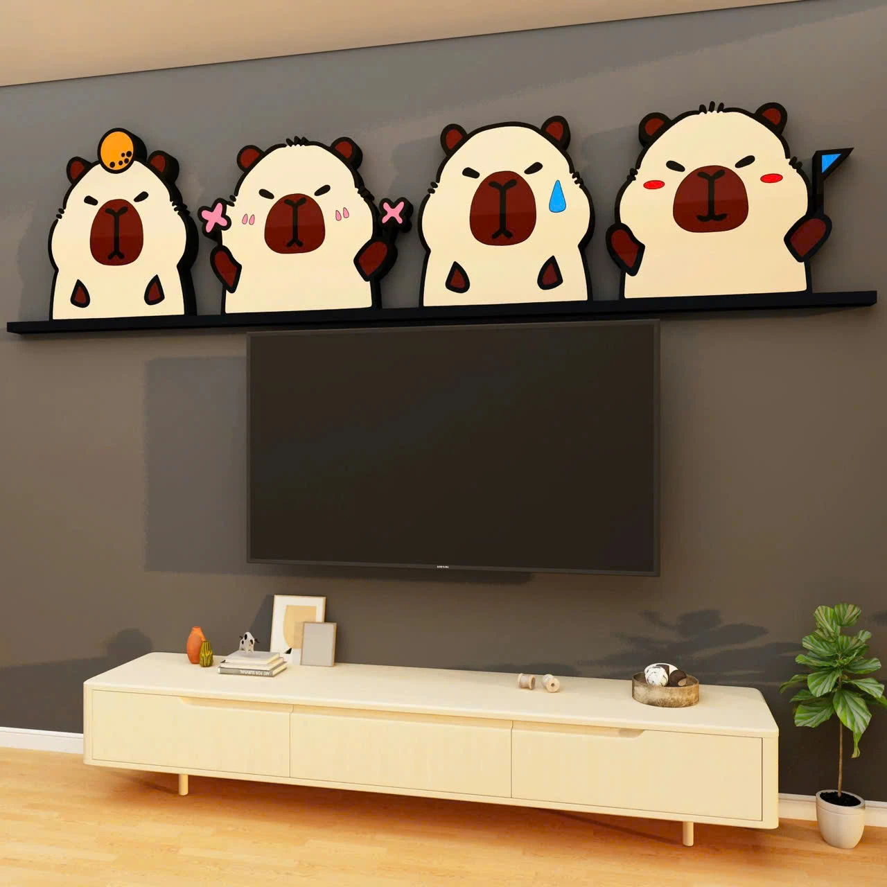 Gợi ý 10+ Tranh Đà Nẵng Capybara Dễ Thương Phòng Ngủ 5 Tranh Đà Nẵng capybara dễ thương phòng ngủ