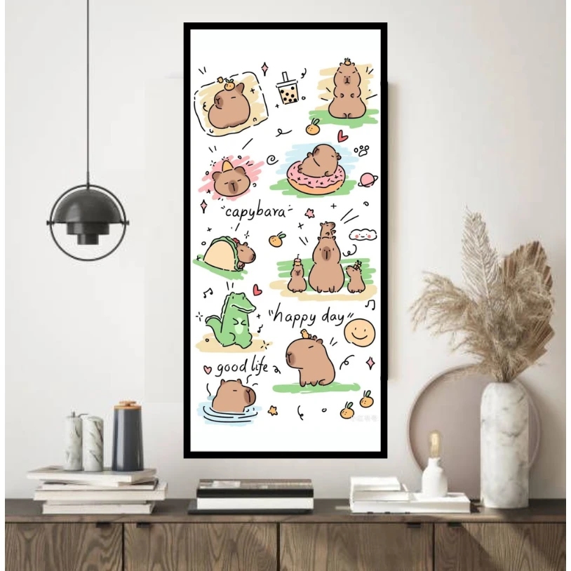 Gợi ý 10+ Tranh Đà Nẵng Capybara Dễ Thương Phòng Ngủ 7 Tranh Đà Nẵng capybara dễ thương phòng ngủ