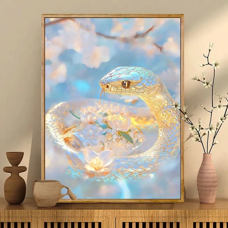 Tranh canvas Đà Nẵng Ất Tỵ phong thủy treo tết