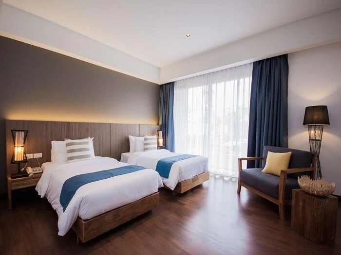 Nội thất phòng ngủ khách sạn 3 sao Quảng Ngãi