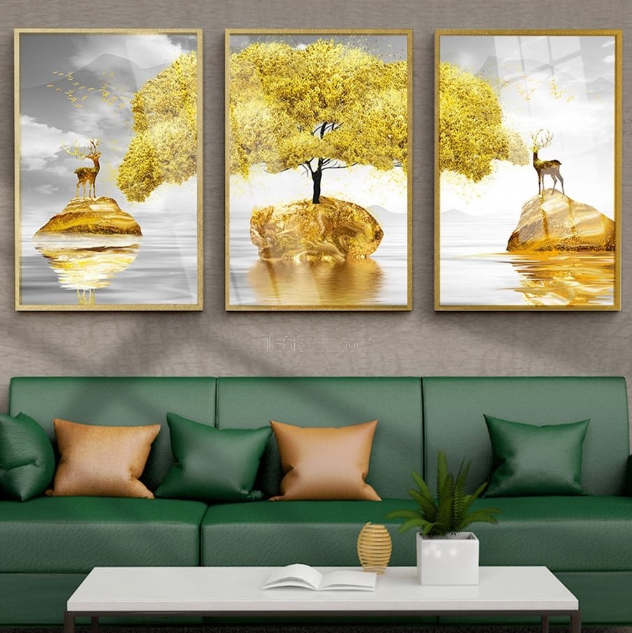 Tranh TP. Hồ Chí Minh phong thủy treo phòng