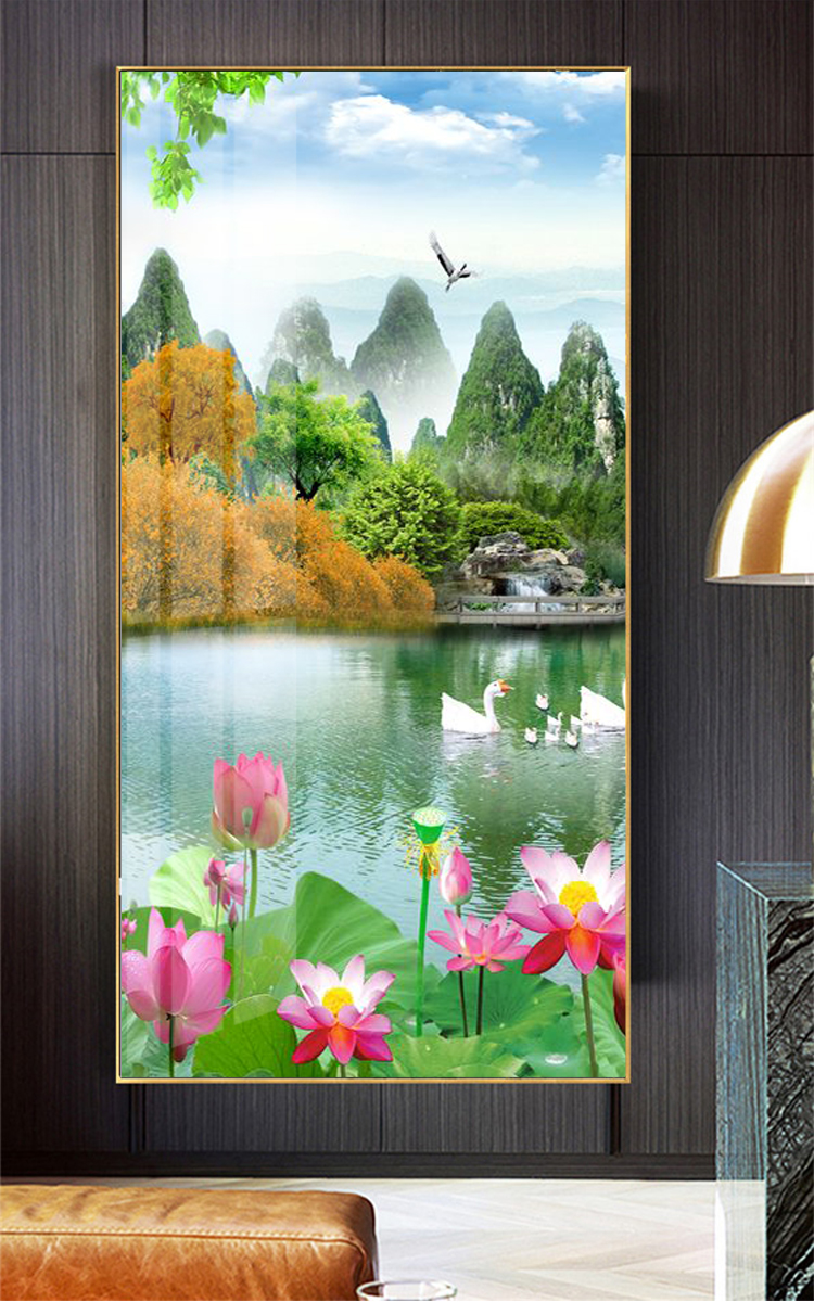 Tranh TP. Hồ Chí Minh phong thủy treo phòng