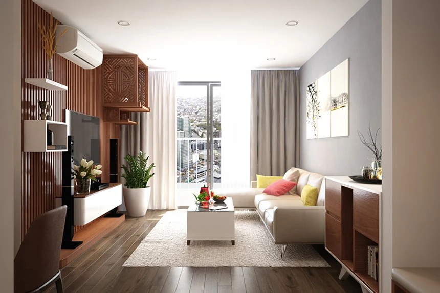 Thi công nội thất phòng khách Quảng Nam Bảo Đảm Chất Lượng Vật Liệu Và Độ Bền