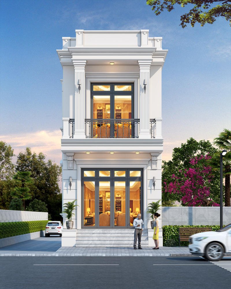 Mẫu nhà ống 2 tầng đẹp Đà Nẵng